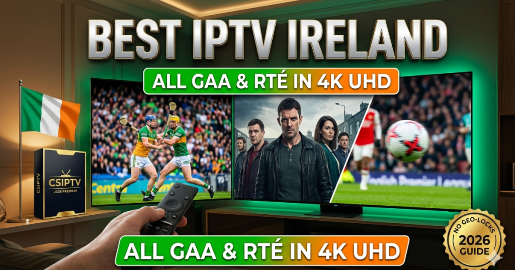 Finding the Best IPTV Ireland service in 2026 requires a provider that understands the unique pulse of Irish culture—from the roar of Croke Park during a GAA final to the quiet drama of an RTÉ original series. CSIPTV has established itself as the premier choice for Irish households, offering a seamless blend of local favorites and massive international content. While traditional cable providers continue to hike prices, CSIPTV delivers a future-proof, 4K-native experience that keeps you connected to everything that matters in Dublin, Cork, Galway, and beyond.