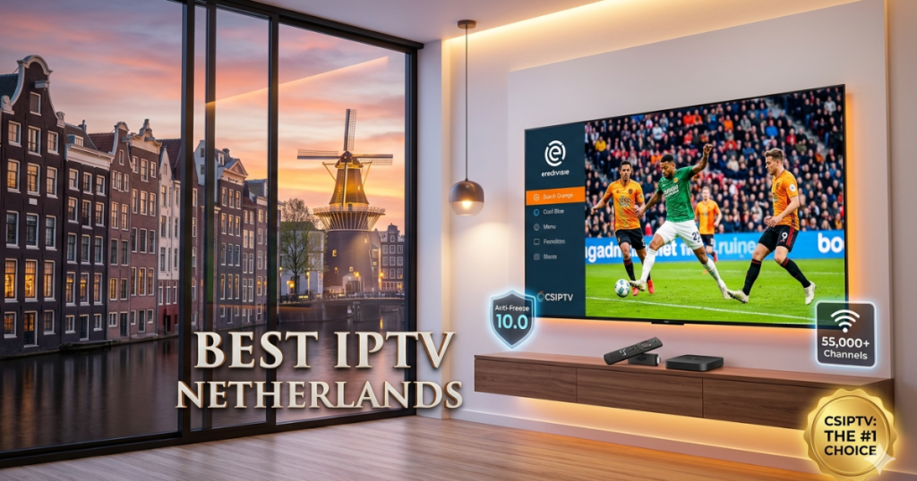 Discover the Best IPTV Netherlands service. CSIPTV offers 4K Dutch channels, Eredivisie sports, and 99.9% uptime for 2026.