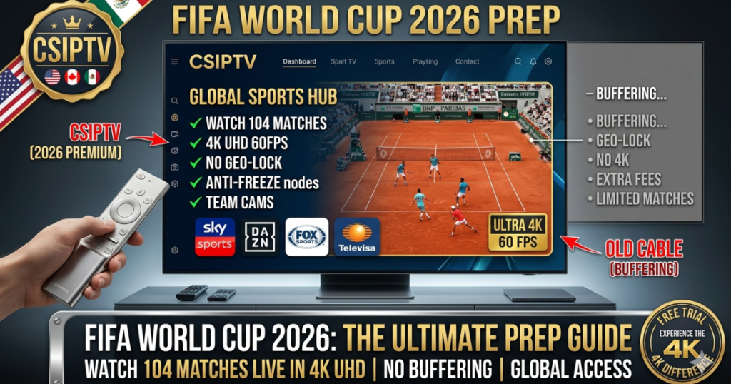 Get ready for the 2026 FIFA World Cup. Explore the 48-team format, 104 matches, host cities, and how to watch in 4K UHD.