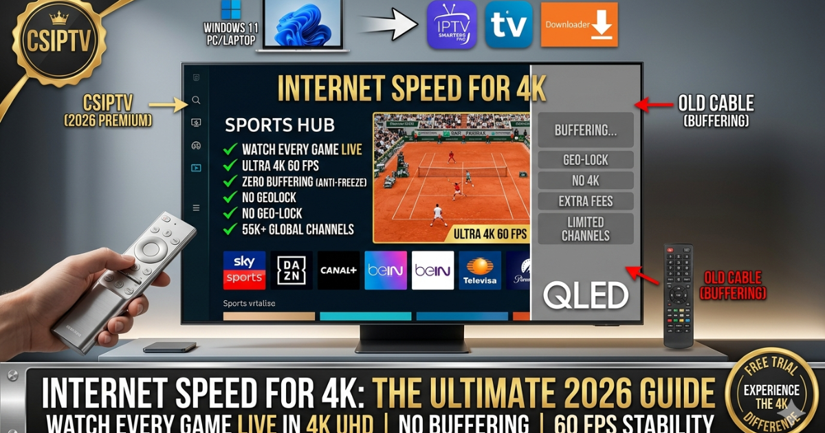 Streaming Bandwidth Requirements Internet Speed for 4K | 2026 Requirements for Buffer-Free UHD