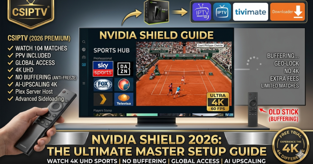 The definitive Nvidia Shield Guide for 2026. Learn to install apps, optimize 4K AI upscaling, and bypass ISP throttling for a buffer-free experience.