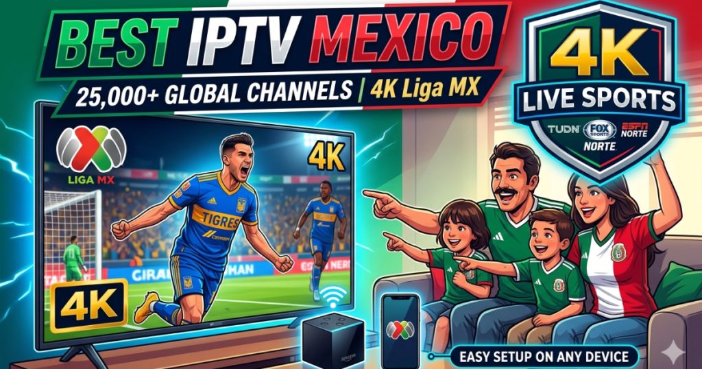 Discover the Best IPTV Mexico service. Enjoy Liga MX in 4K, 25,000+ global channels, and smart device setup with CSIPTV in 2026.
