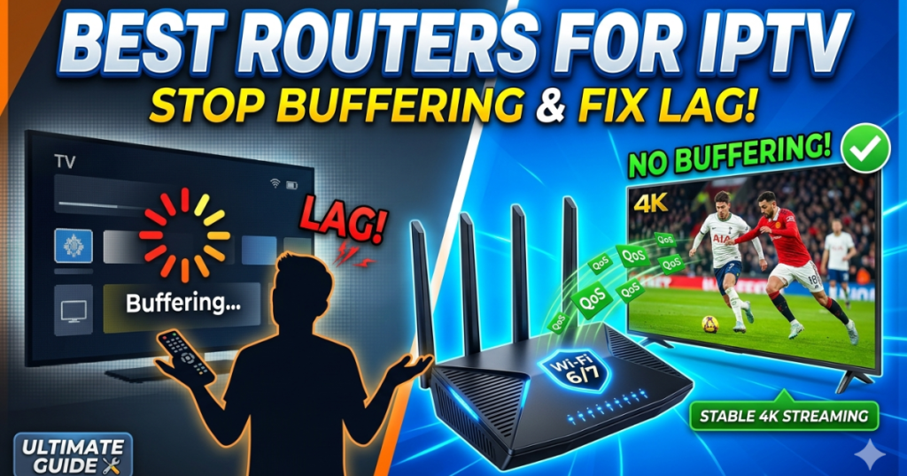 Discover the best routers for IPTV streaming. Upgrade to powerful Wi-Fi 6/7 hardware with advanced QoS to eliminate buffering and lag forever.