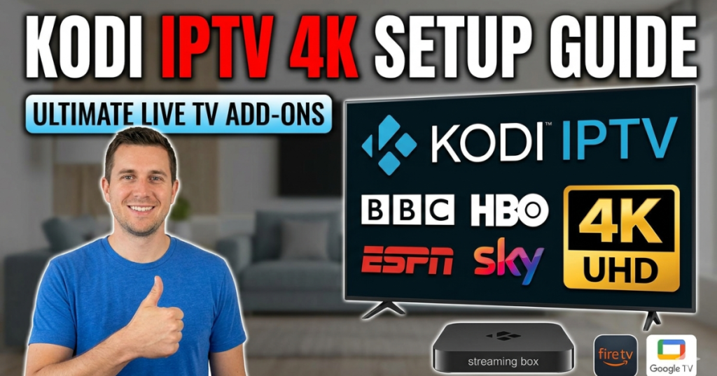 Optimize your media player today using the best Kodi IPTV Add-ons. Stream live global channels and movies in 4K resolution smoothly.