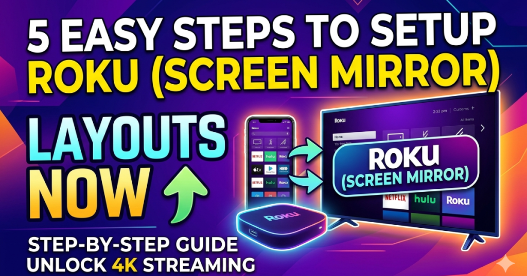 Master the Roku (Screen Mirror) configuration process today. Stream premium live television channels and movies seamlessly via CSIPTV.